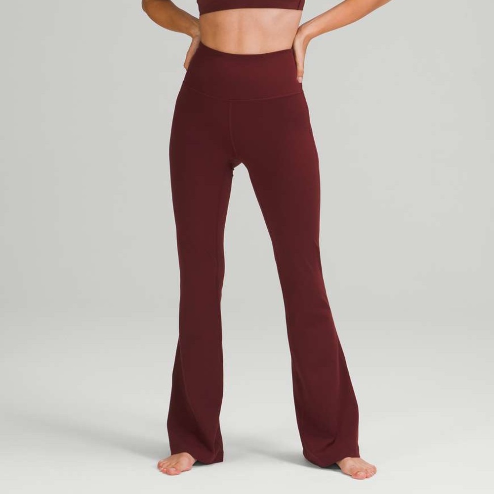 Lululemon groove flare pants align fabric